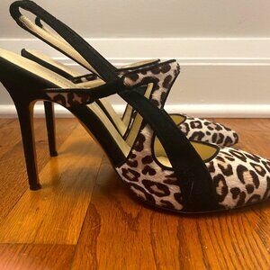 Sarah Flint Leopard Stiletto Heels